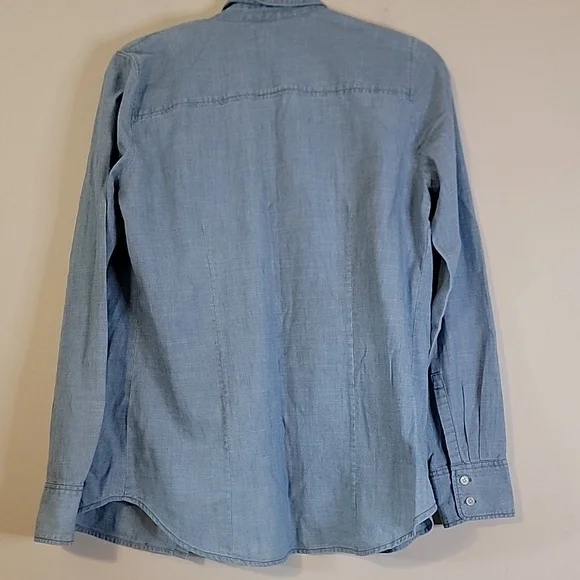 J. Crew Sky Blue Casual Shirt - Picture 3 of 9